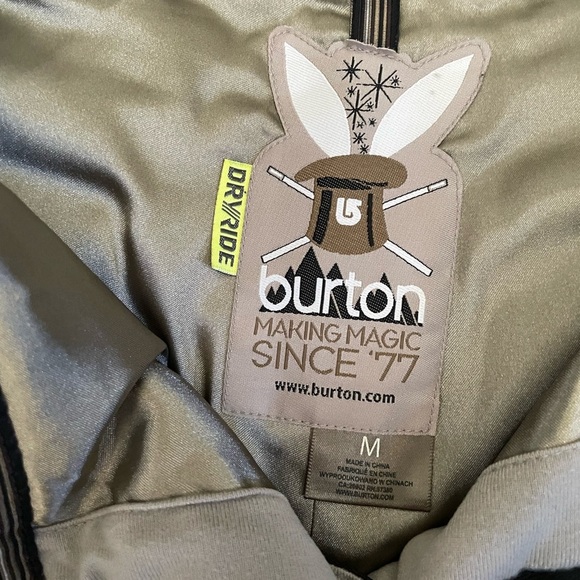 Women’s Burton DryRide Snowboard Ski Pants Medium Pinstripe - Picture 4 of 7